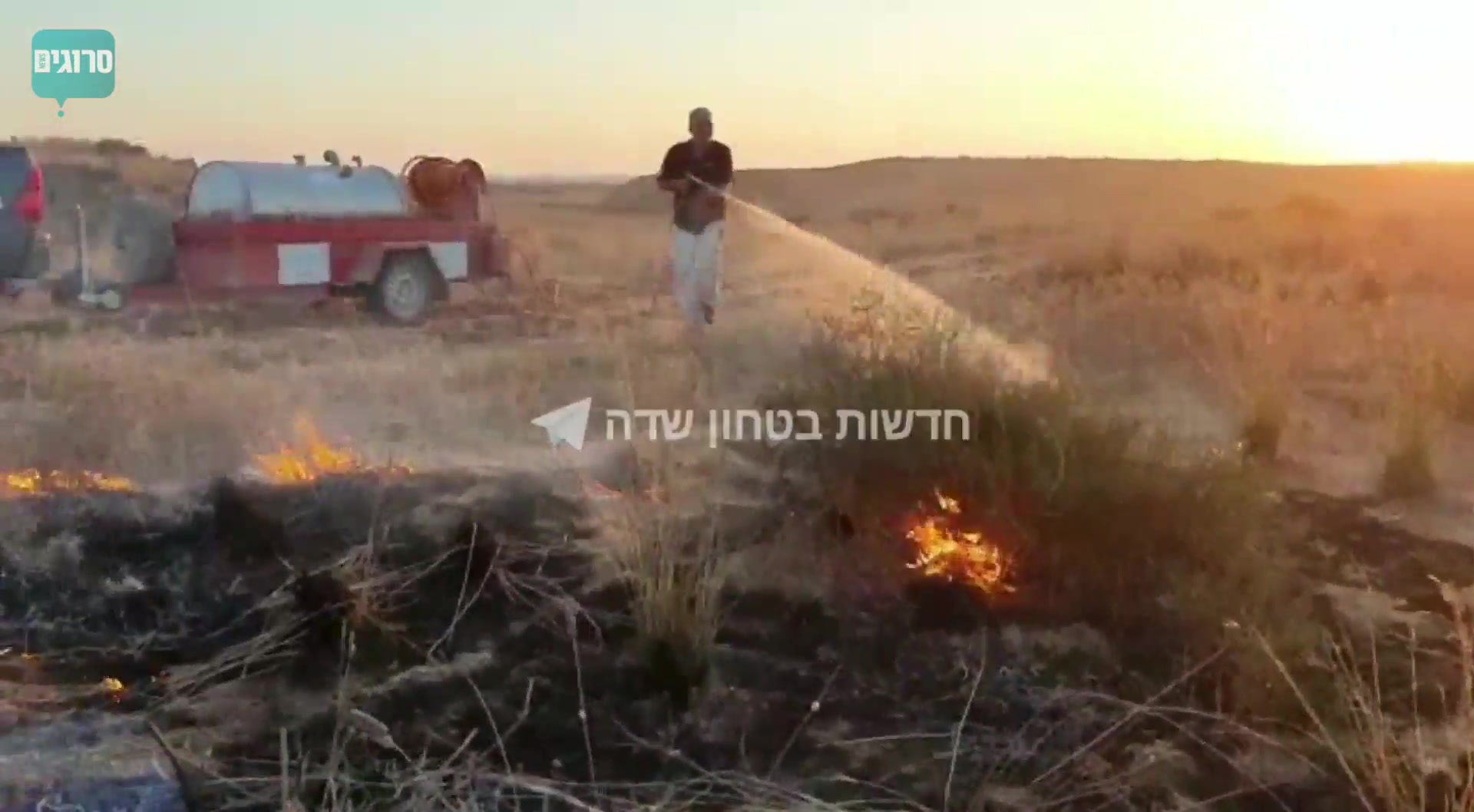 שריפה בלון תבערה אשכול חדשות בטחון שדה
