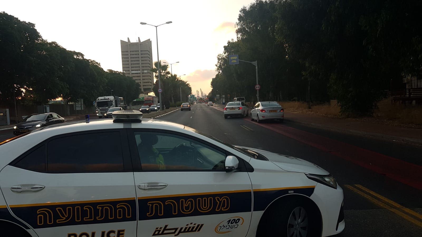 הולך רגל כבן 40 נדרס בחיפה; מצבו אנוש