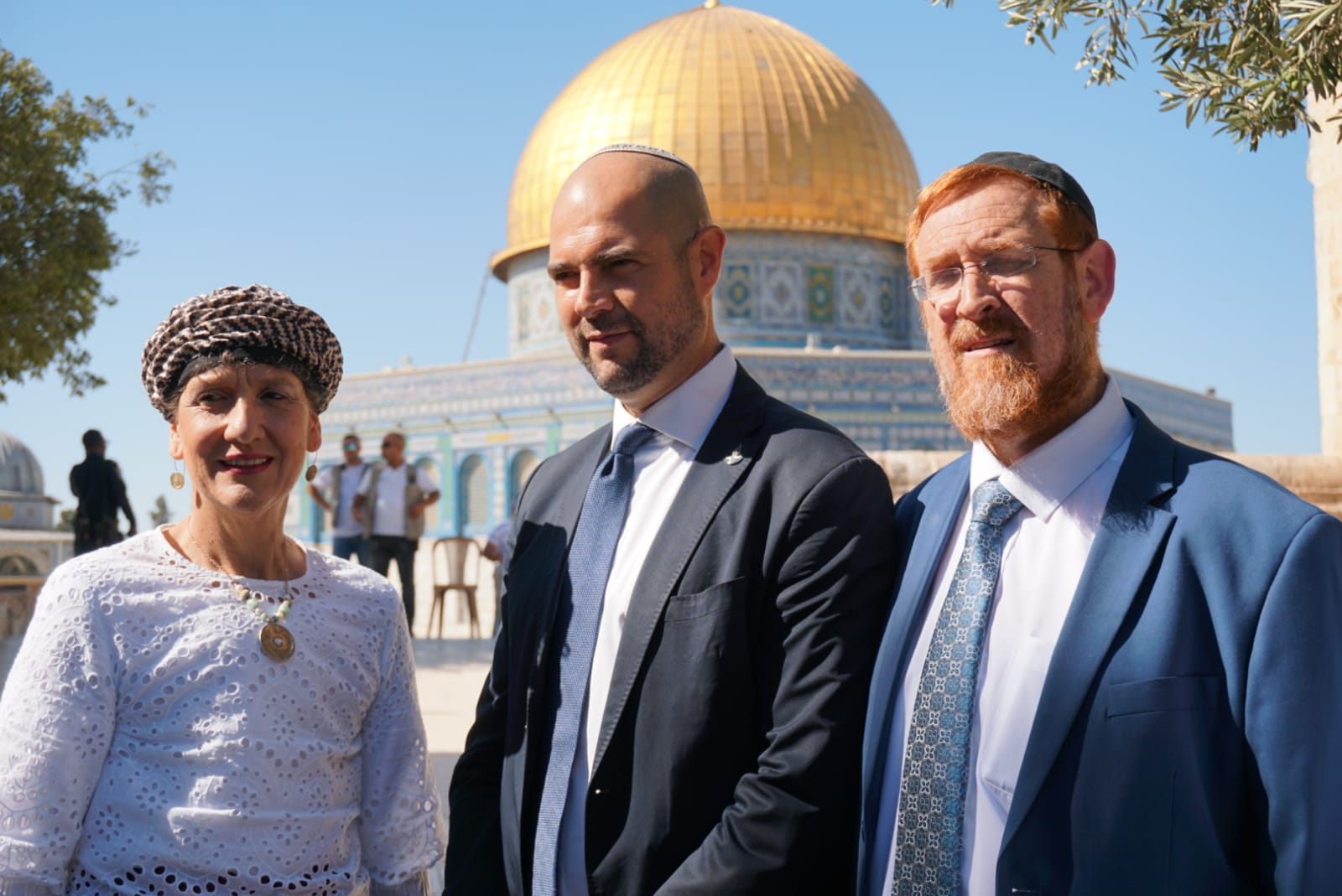 יהודה גליק, אמיר אוחנה ושולי מועלם בהר