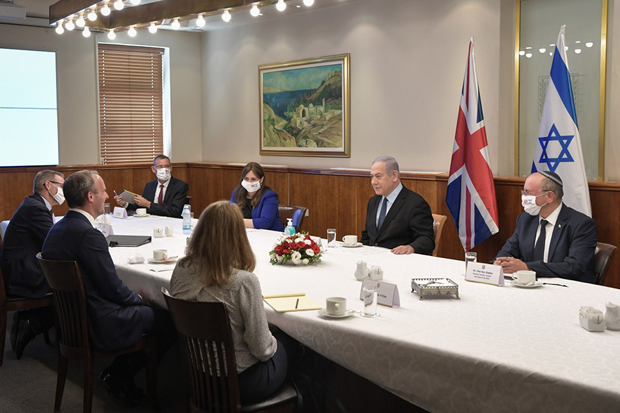 נתניהו לשר הבריטי: "מצפים לשינוי מדיניות נגד איראן"