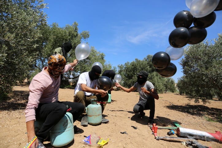 טרור הבלונים: מעל ל-20 שריפות בעוטף עזה
