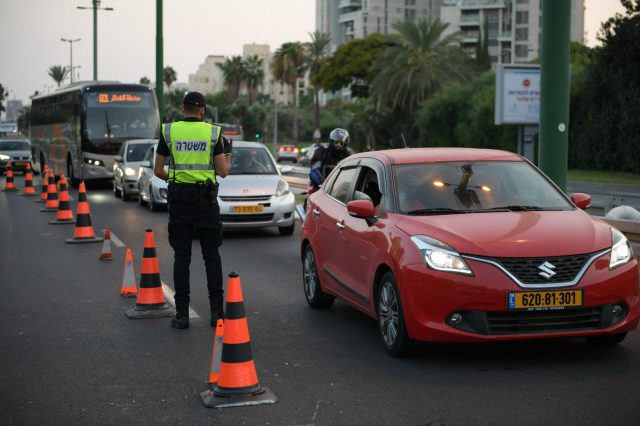 פעילות המשטרה לסגר (קרדיט: דוברות המשטרה)