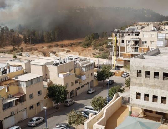 בנימין, שומרון ונוף הגליל: שריפות ענק ברחבי הארץ