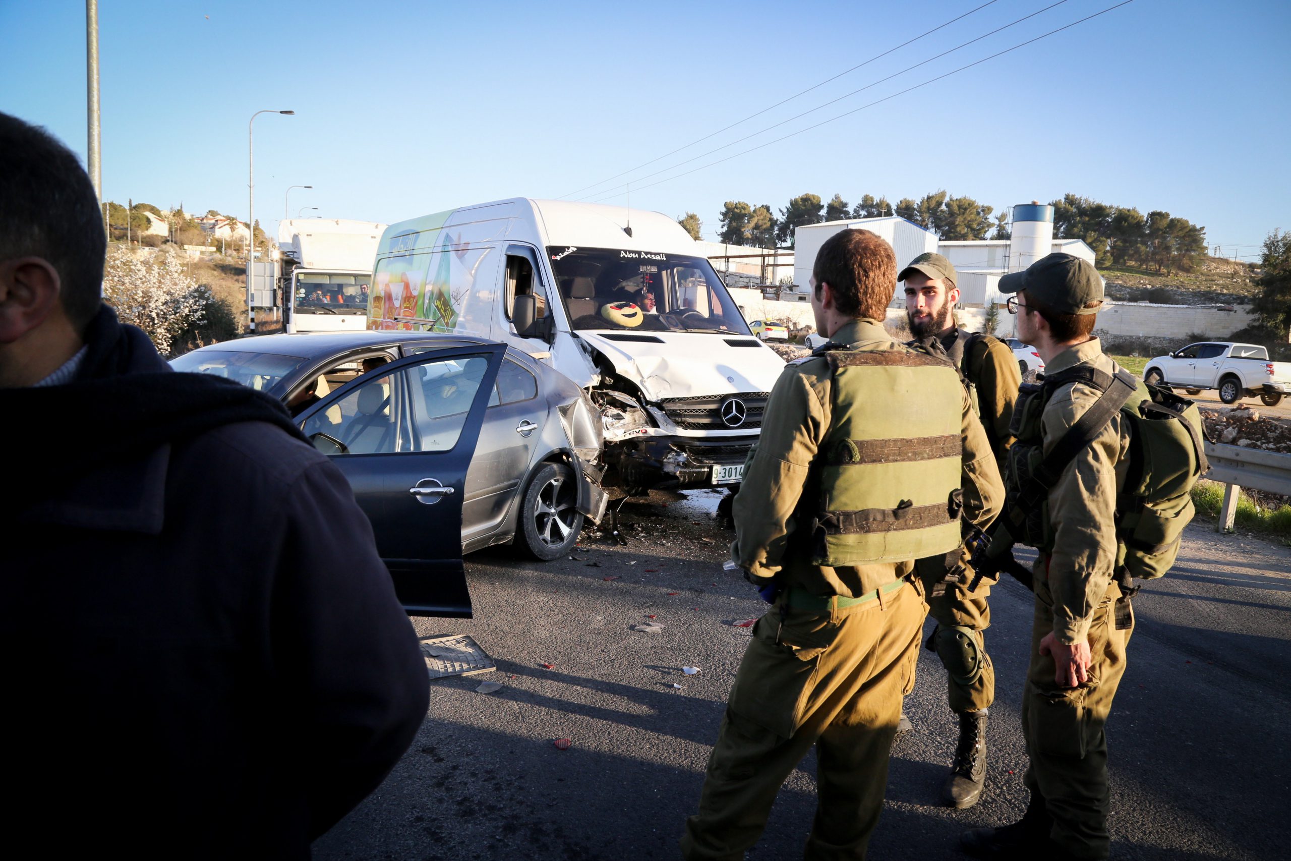 תאונת דרכים קטלנית ליד עפרה. נהג כבן 40 נהרג