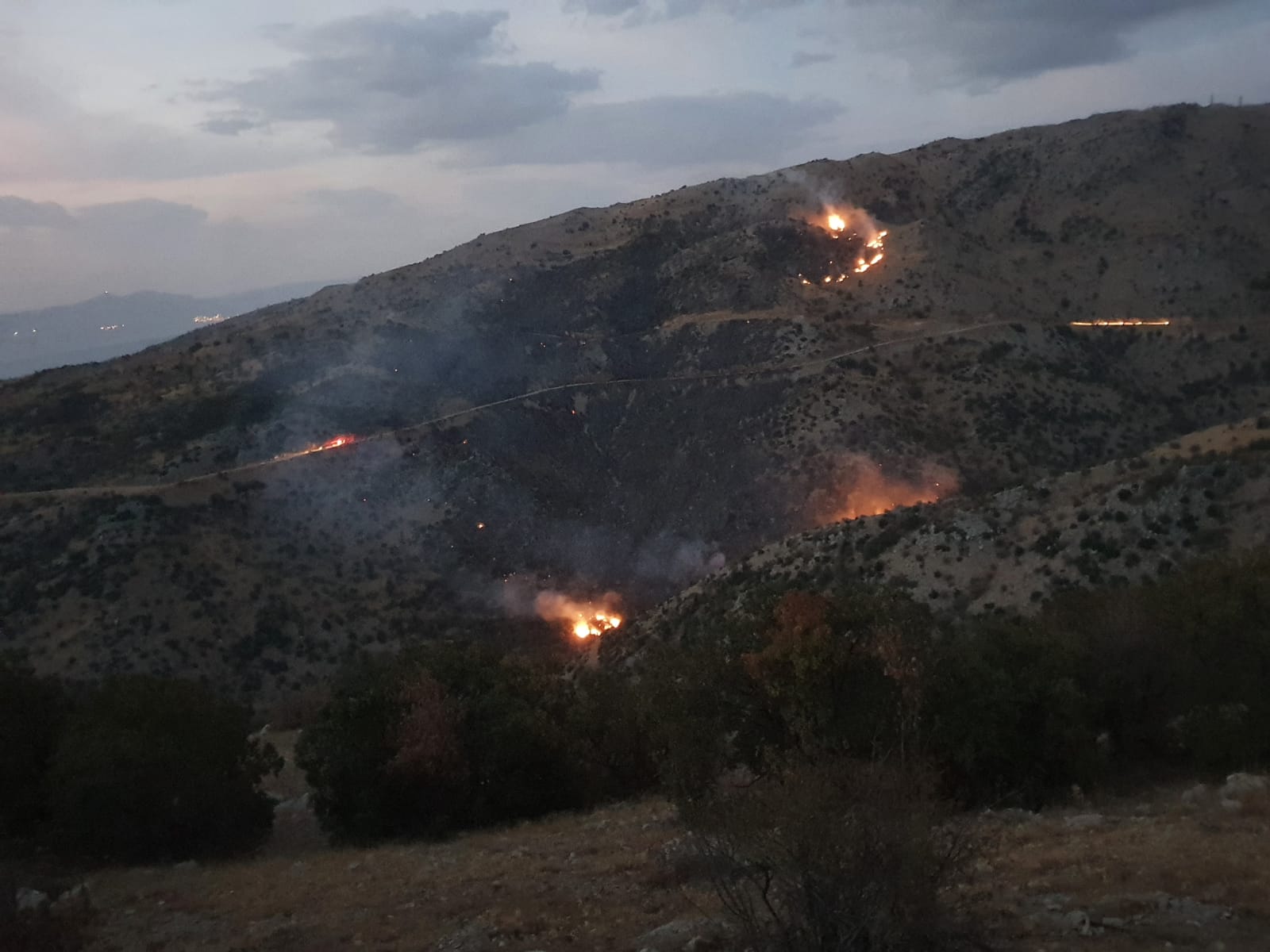 אימון צה"ל| תחמושת גרמה לנזק כבד בשמורת חרמון