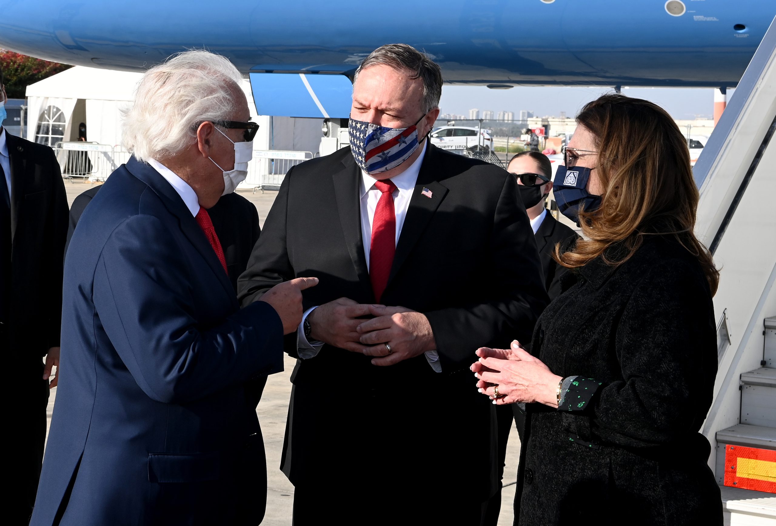 ביקור אחרון בתפקיד: מייק פומפאו נחת בישראל