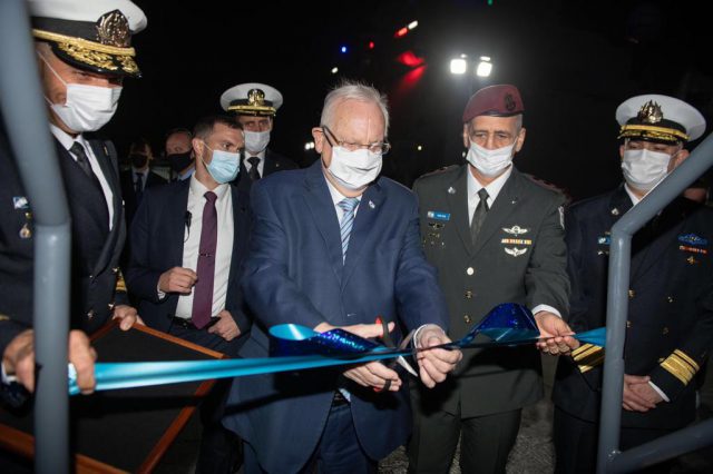 צפו: ספינת הטילים החדשה של צה"ל הגיעה לישראל