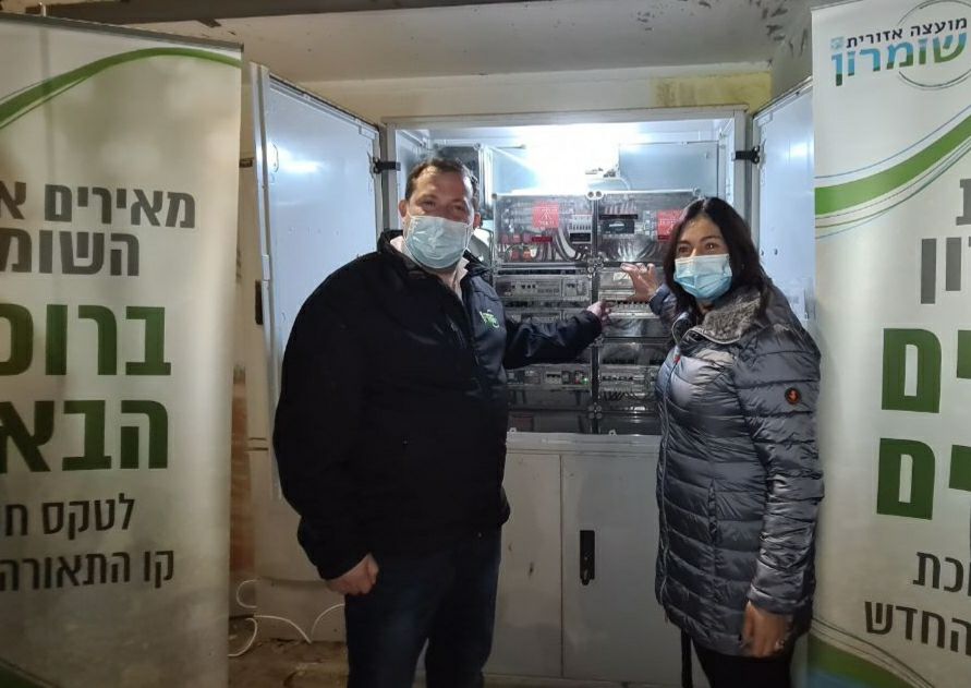 לקראת חנוכה: מאירים את כבישי השומרון