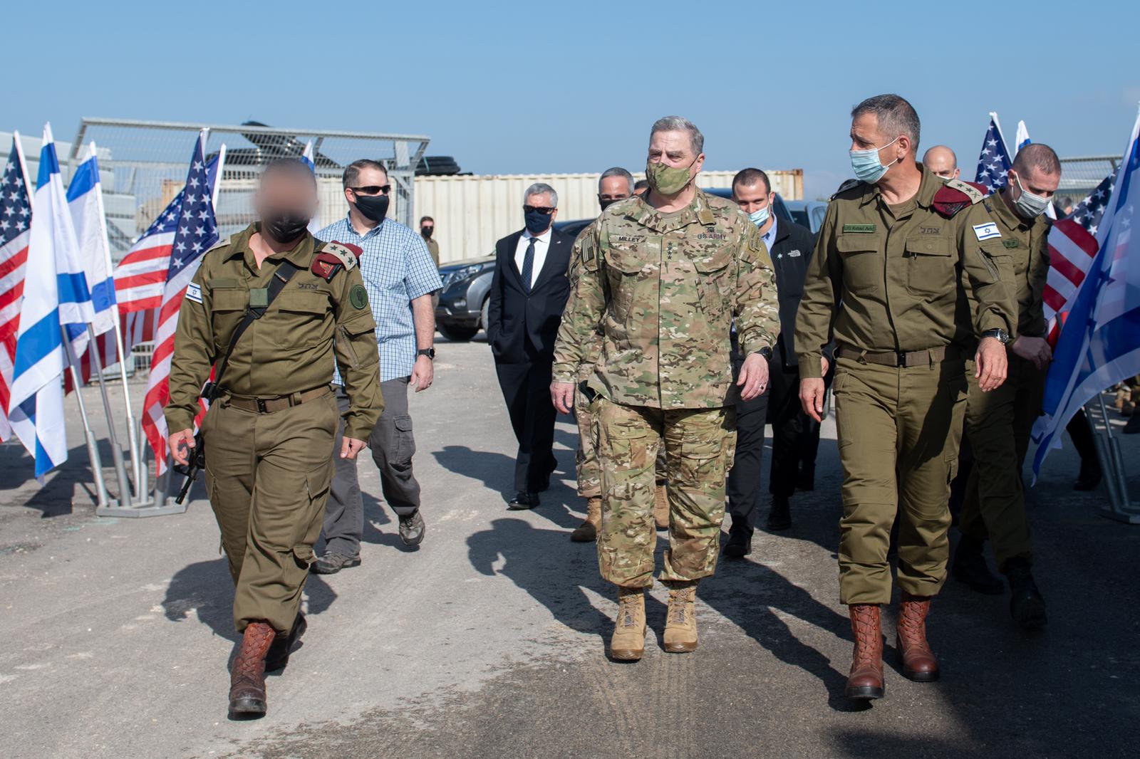 רמטכ"ל צבא ארה"ב סייר באימון של יחידת 'רפאים'