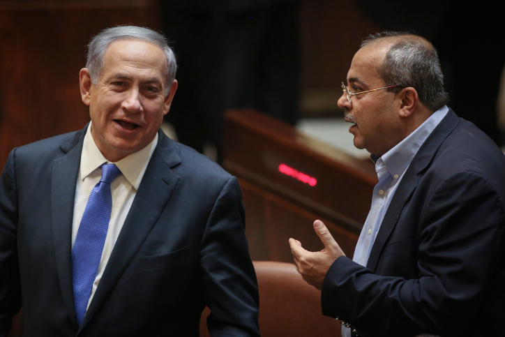 אחמד טיבי "נעלב" מנתניהו: "פעם היית שם רק אותי"