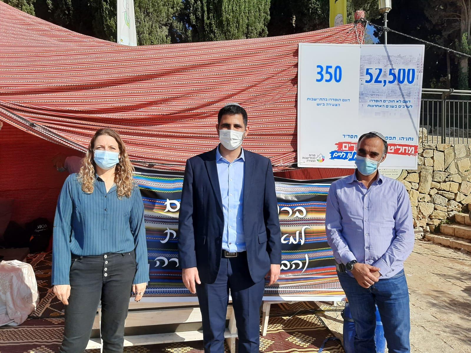 קרעי במאהל הבדואי: "אם לא ריבונות, לפחות הסדרה"