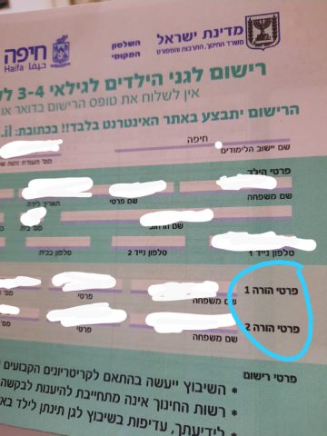 טפסים בחיפה
