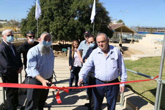 לאחר הסגר: חנוכת אנדרטה ונטיעות בגוש עציון
