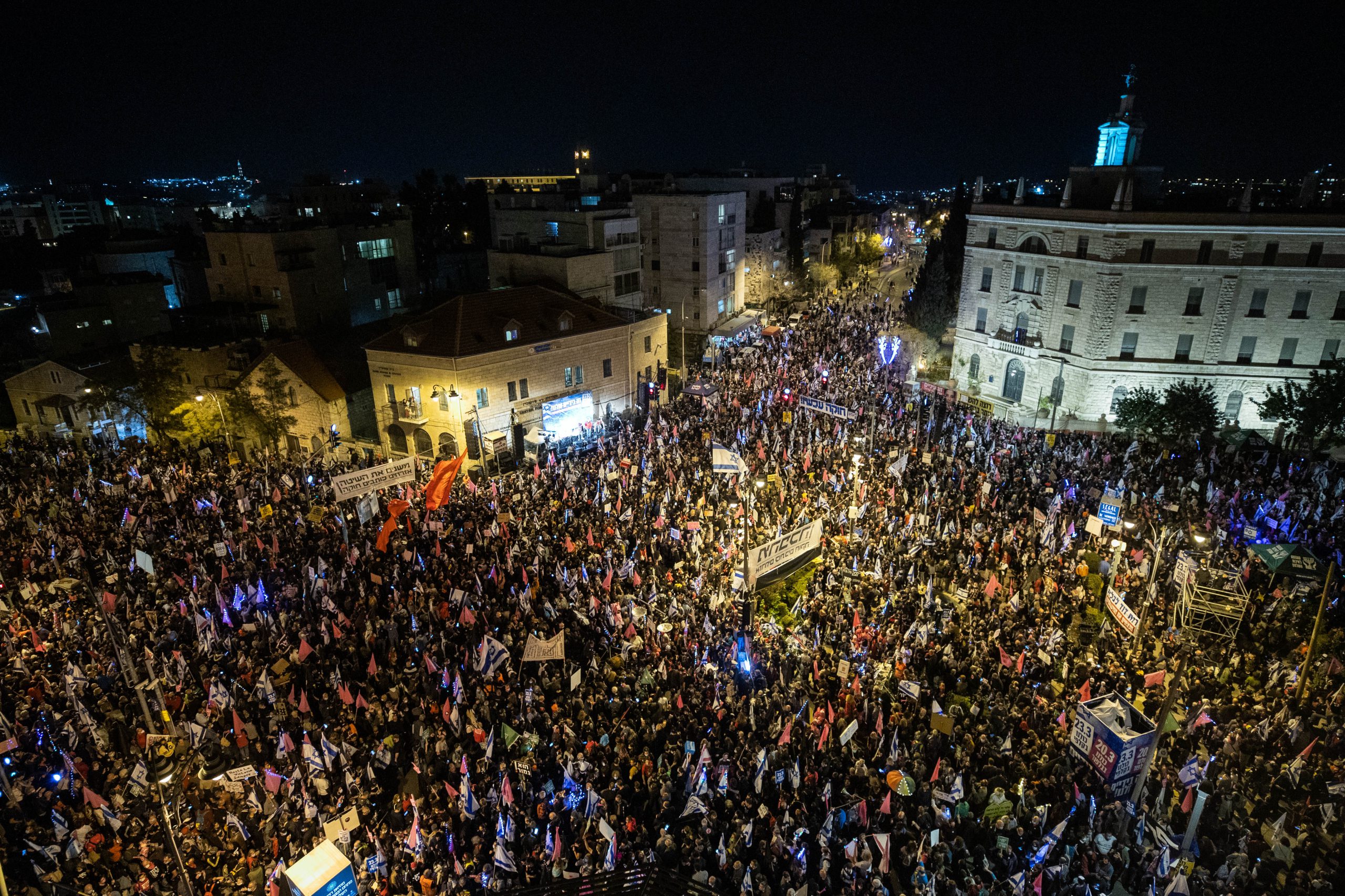 ההפגנות נגד ראש הממשלה נתניהו