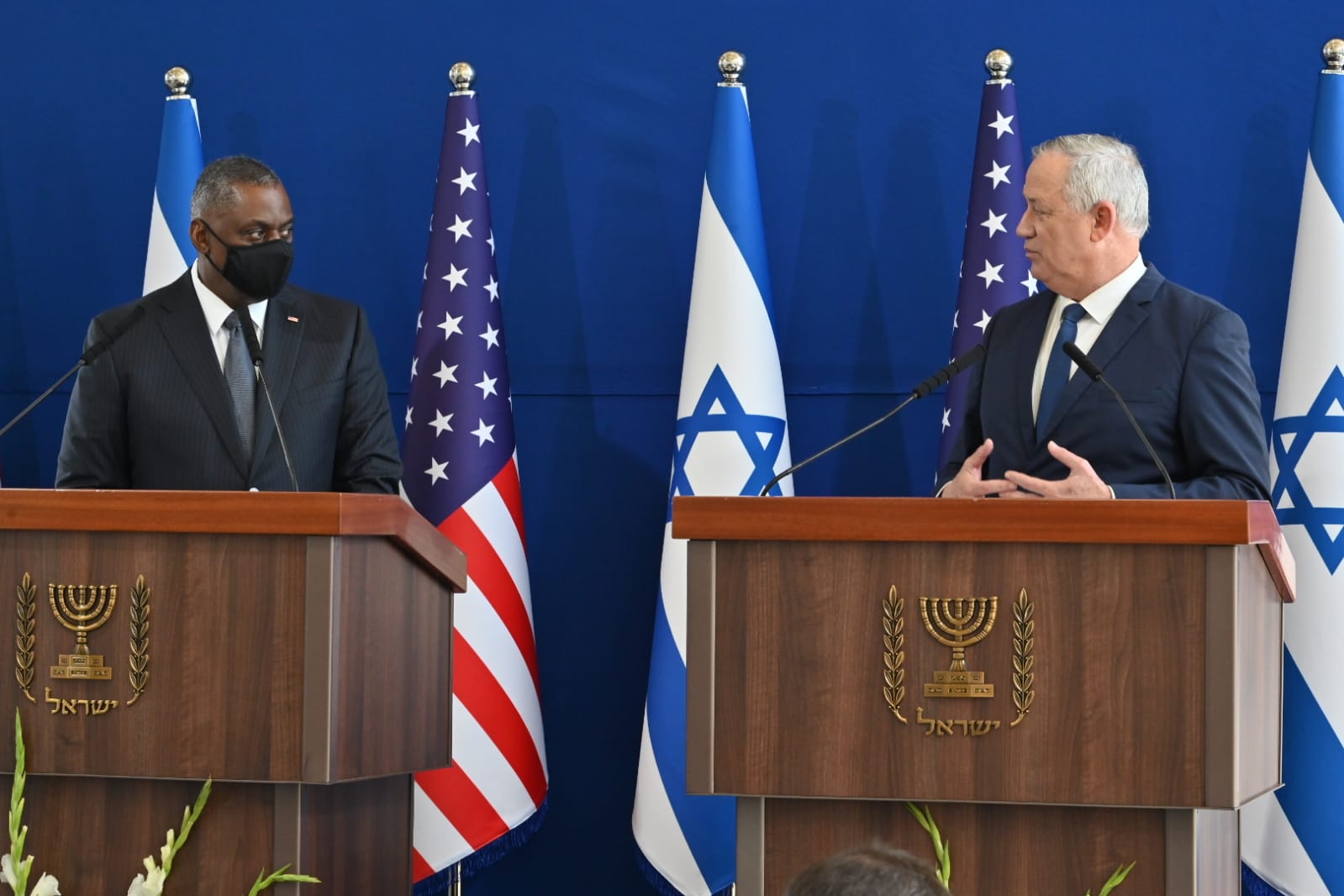 גנץ: "נמשיך לעבוד יחד עם ארה"ב על ההסכם"