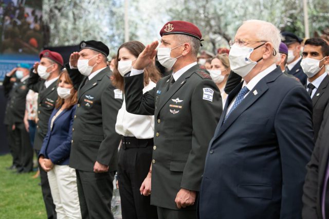 כל הקצינים והחיילים מצטייני הנשיא תשפ"א