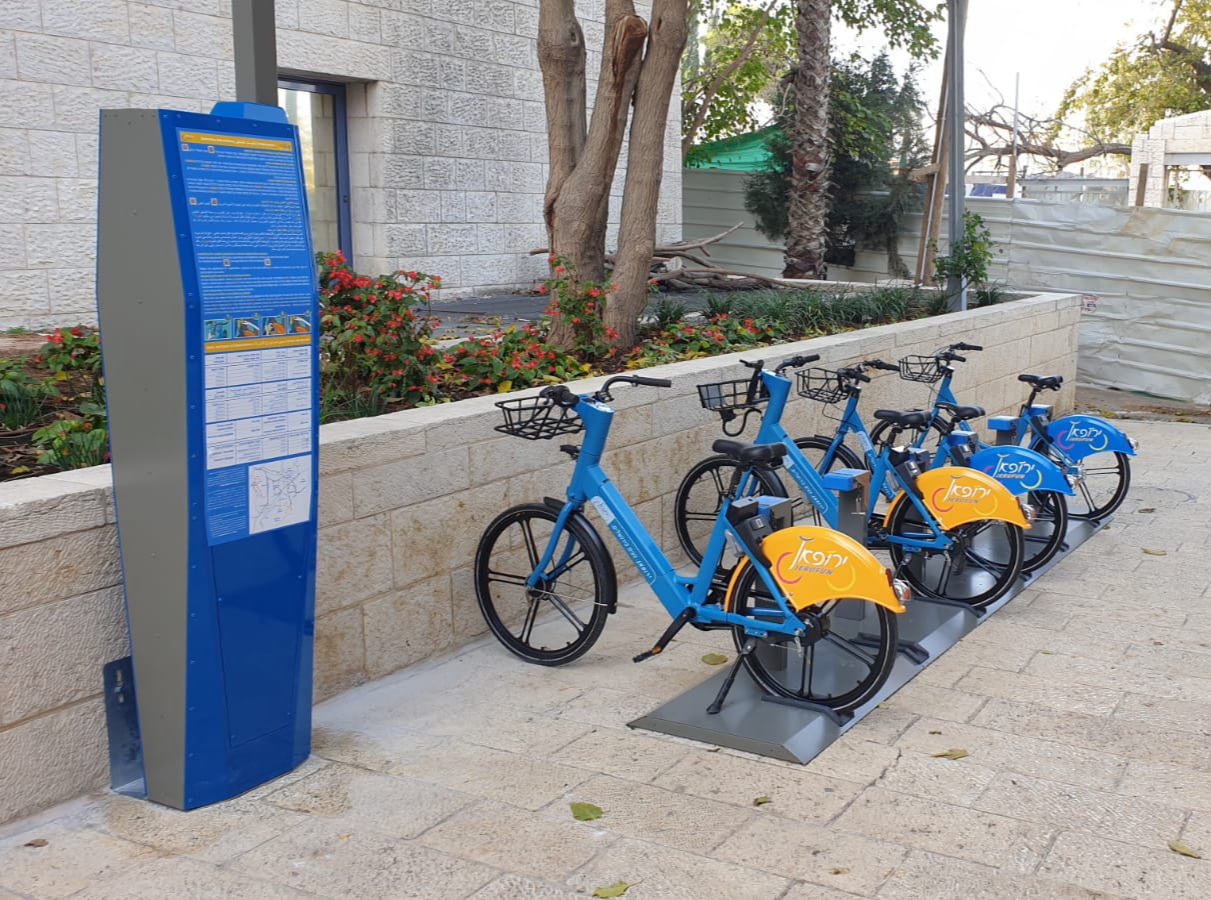 הושק אתר האינטרנט של מיזם השכרת האופניים בירושלים