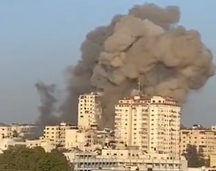 תקיפות צה"ל בעזה: מגדל קרס, 6 מחבלים חוסלו • צפו
