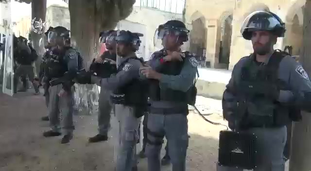 מהומה בהר הבית: פורעים יידו אבנים על שוטרים