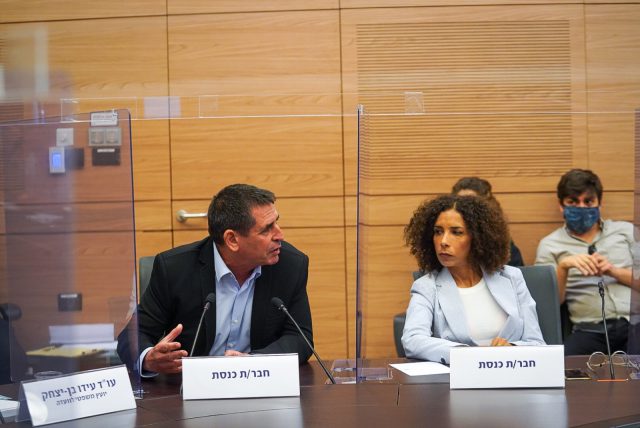 מראענה וסגלוביץ' בוועדה (קרדיט: דוברות הכנסת, נעם מושקוביץ)