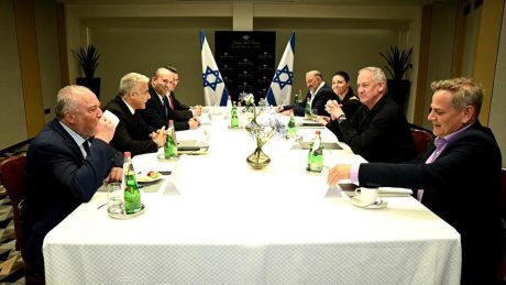 ראשי הקואליציה החדשה (קרדיט: רענן כהן)