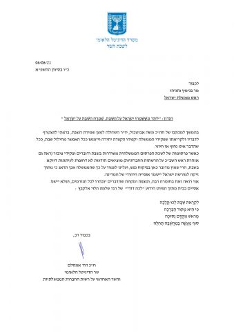 התלונה: "עובדי הציבור מעורבים בחילול השבת"