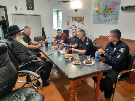 מפגש היערכות עם בכירי משטרת אוקראינה
