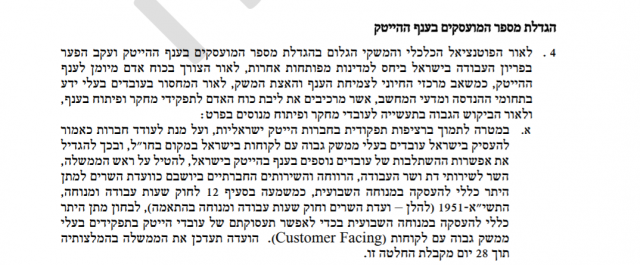 חשיפה | הממשלה מקדמת: עבודה בשבת לענף הייטק