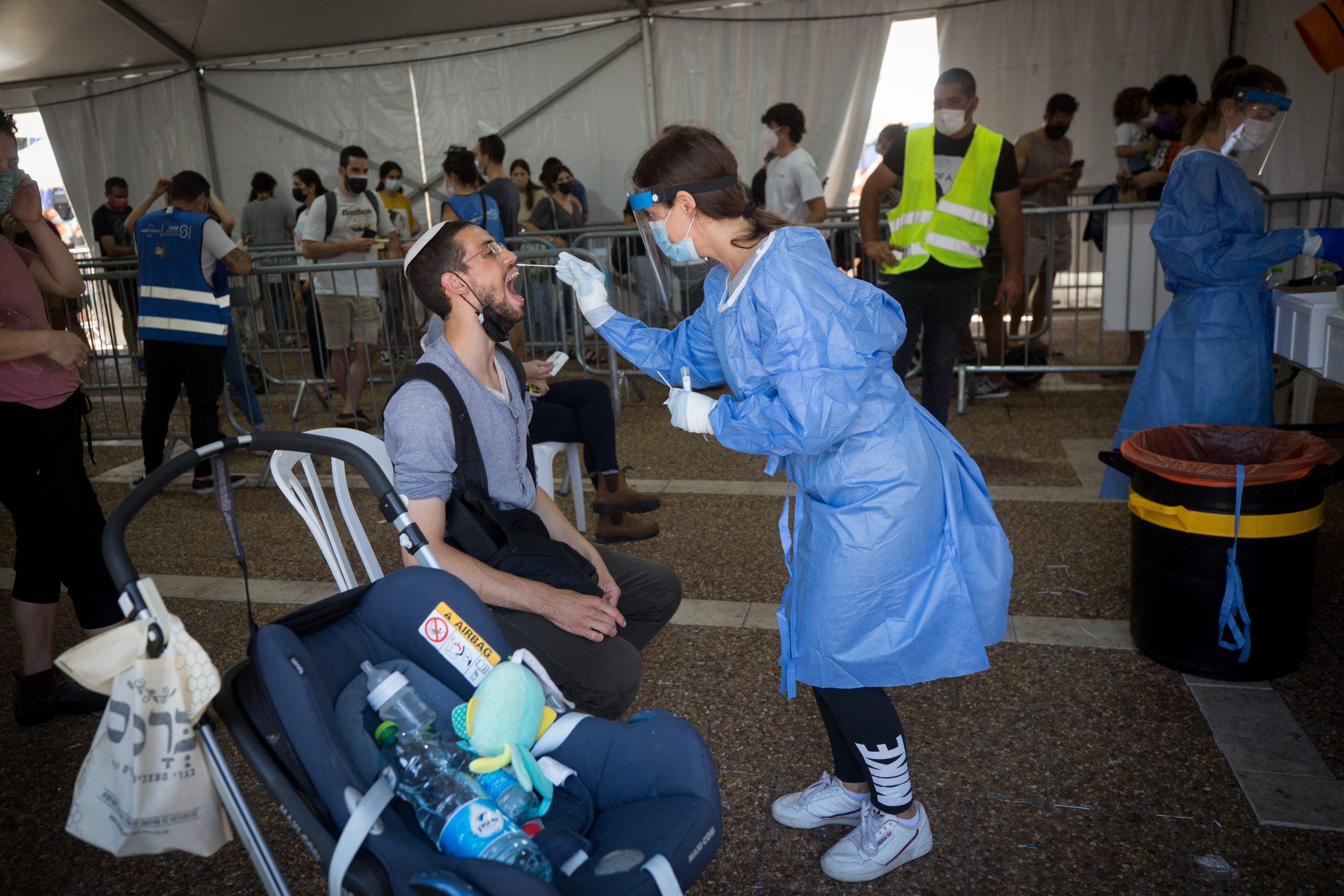 התייצבות במס' המאובחנים; עלייה בחולים קשה