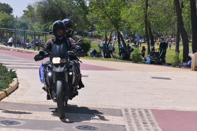 המשטרה מסיירת באזורי הפארקים (דוברות המשטרה)