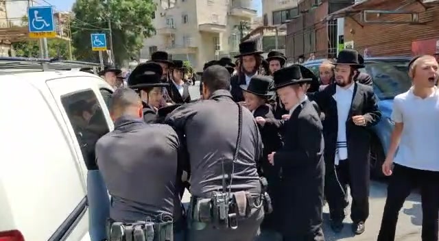 מחאת החרדים בר אילן
