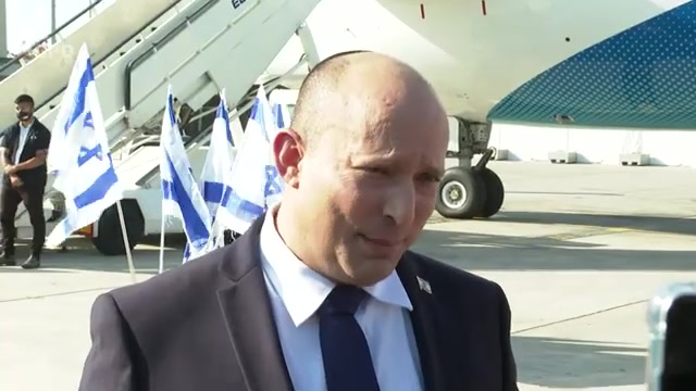 דברי ראש הממשלה נפתלי בנט עם המראתו לביקור מדיני בוושינגטון בהזמנת נשיא ארהבP