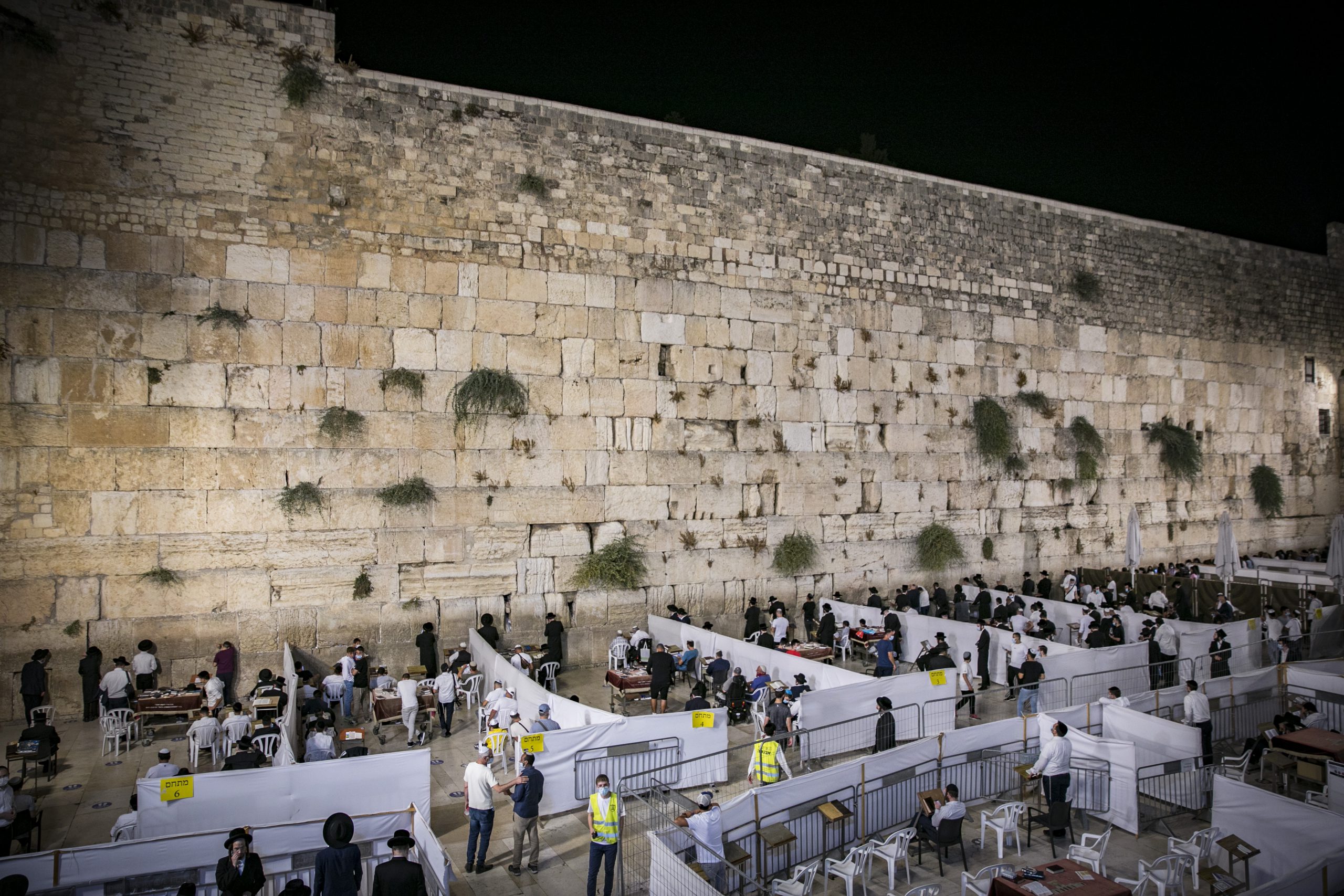 בעקבות התחלואה: הגבלות על סליחות בכותל המערבי