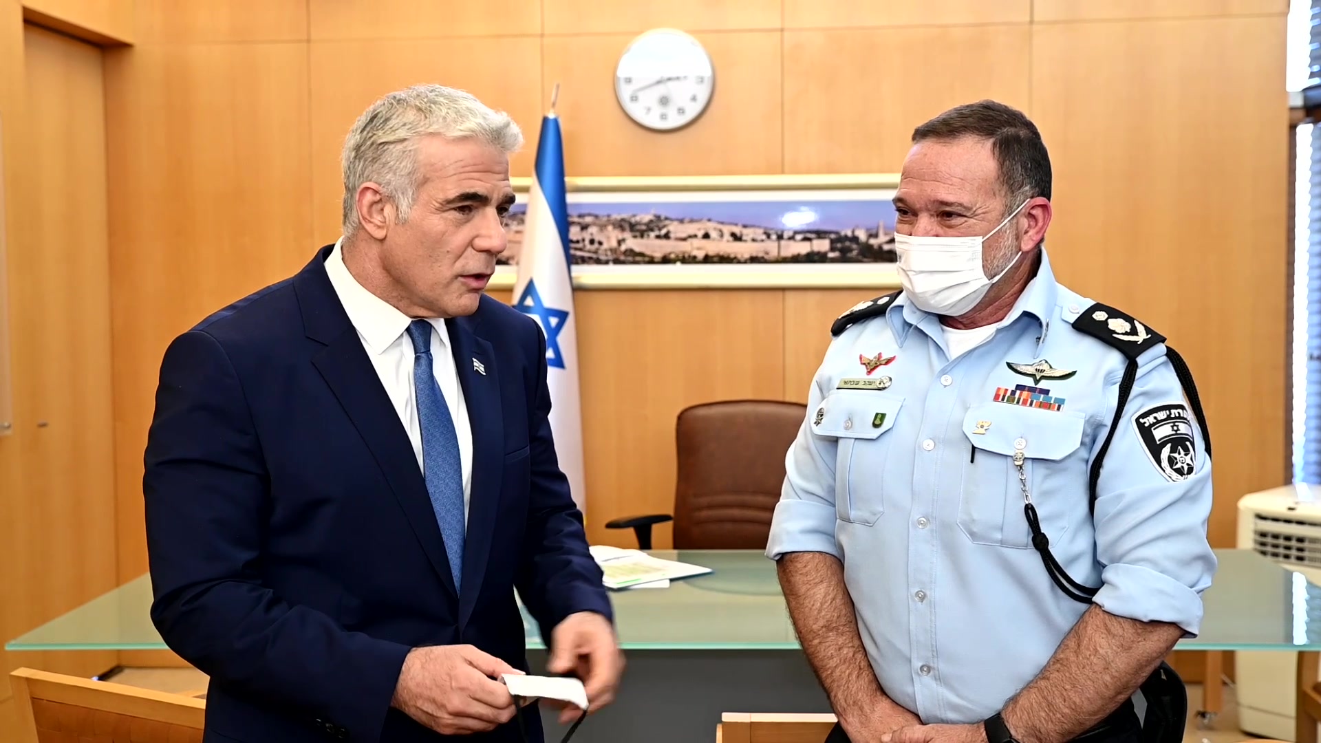 שר החוץ ומפכ״ל המשטרה