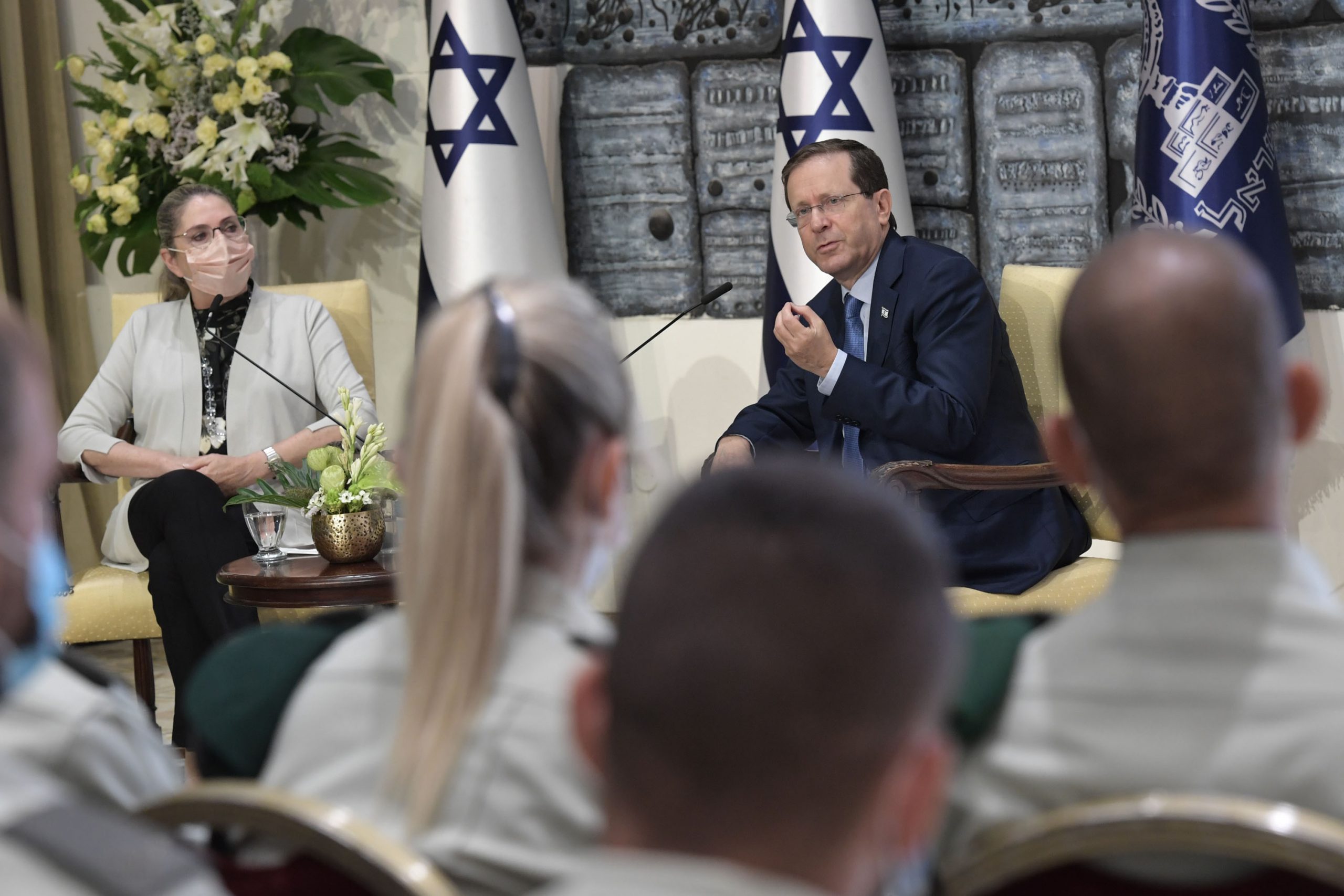 נשיא המדינה ורעייתו אירחו את חבריו של בראל חדריה ז"ל