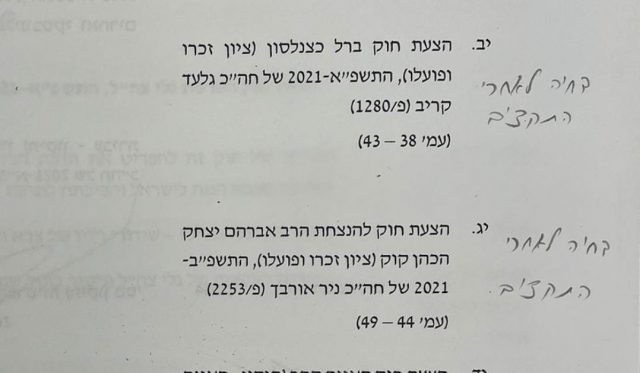 חוק הרב קוק וחוק ברל