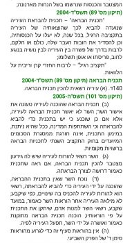 החוק של פקודת העיריות (צילום מסך)