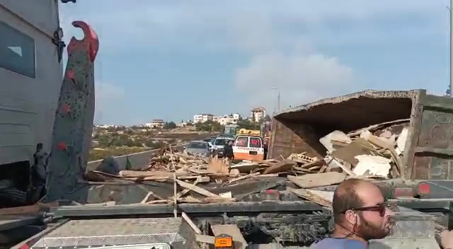 חילוץ מהתאונה בגוש עציון