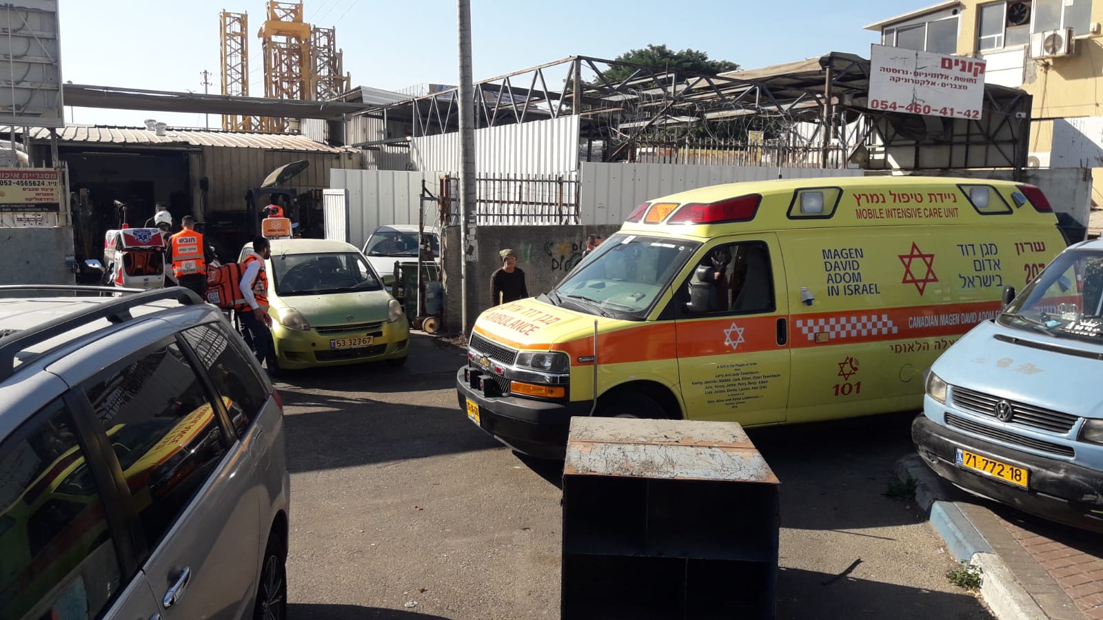 בן 62 נפצע בינוני במהלך עבודתו במסגרייה בנתניה
