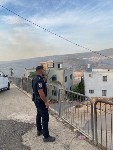 30 בתים פונו בשריפה גדולה בגליל