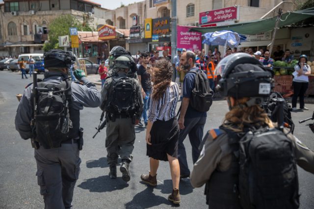 "לא לאזלת היד המשטרתית מול הטרור נגד התושבים"