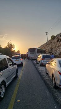 זירת התאונה