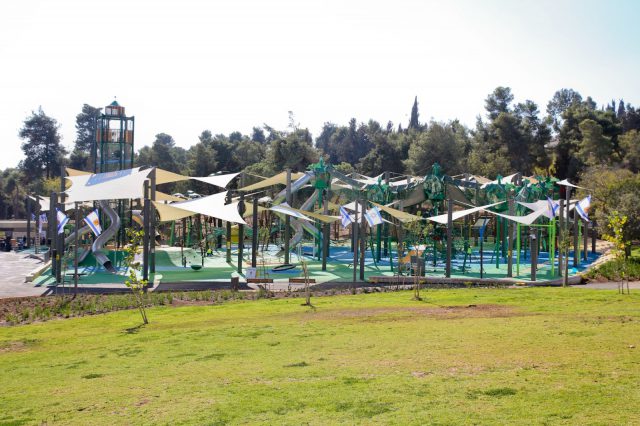 נחנך מתחם גן סאקר המחודש בירושלים