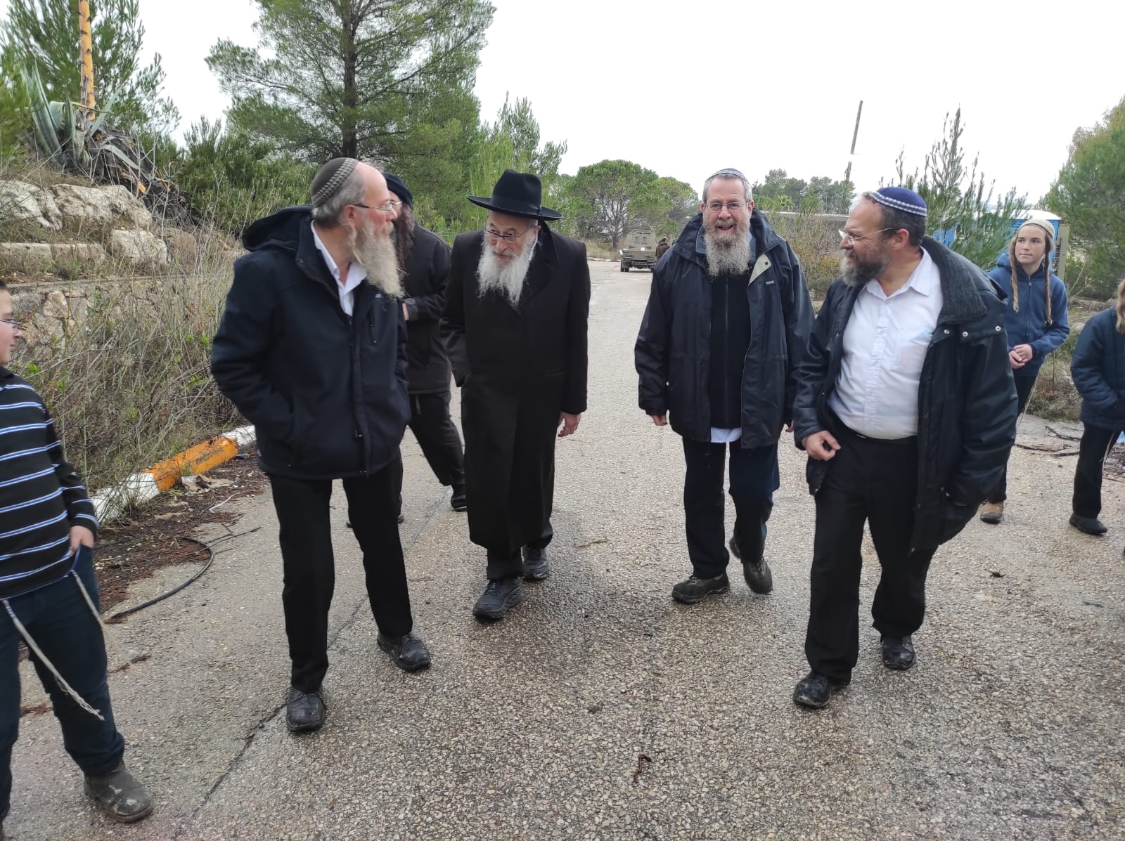 הרב טאו הגיע לחומש; "באנו לחזק ולהתחזק"