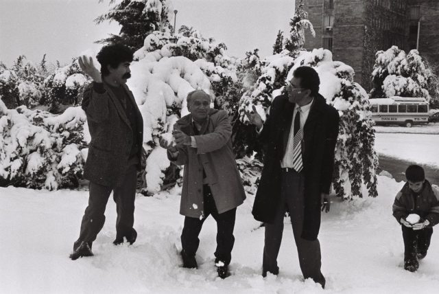 שלג בכנסת שנת 1992