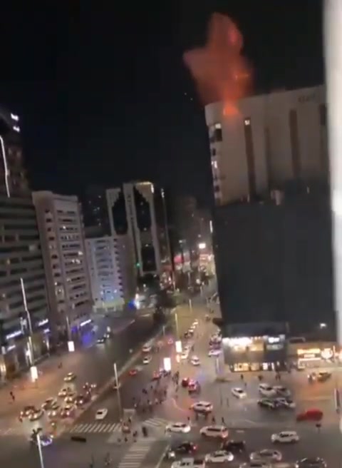 פיצוץ מלון אבו דאבי