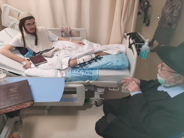 הרב ליאור עם דוד ליבר (יהודה ליבר)