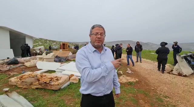בן גביר: "מחזה איום ונורא, ערבים לא ויהודים כן?"