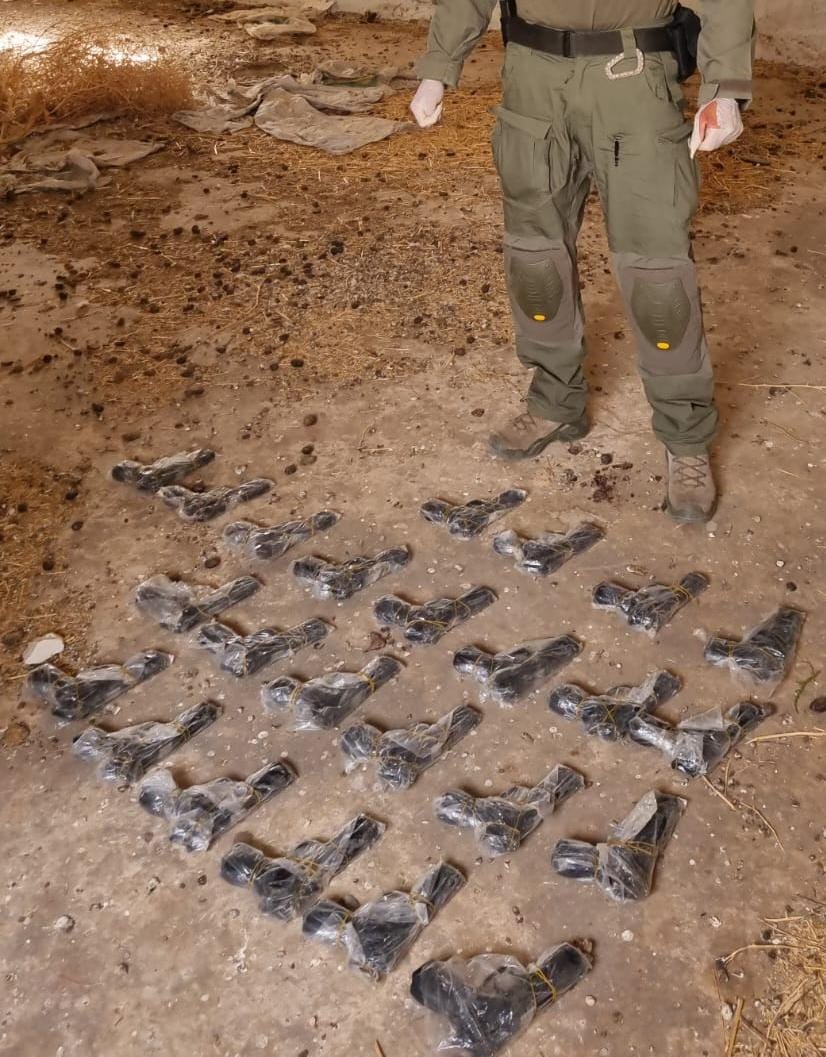 סוכלה הברחת עשרות כלי נשק מירדן