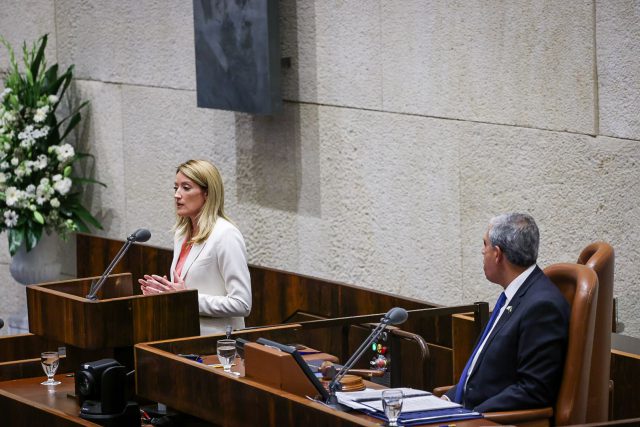 נשיאת הפרלמנט האירופי: "תמיד נתמוך בישראל"